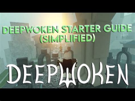 Simplified Deepwoken Starter Guide (For First Time Players) - YouTube