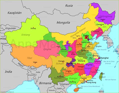 Mapa China | Mapa