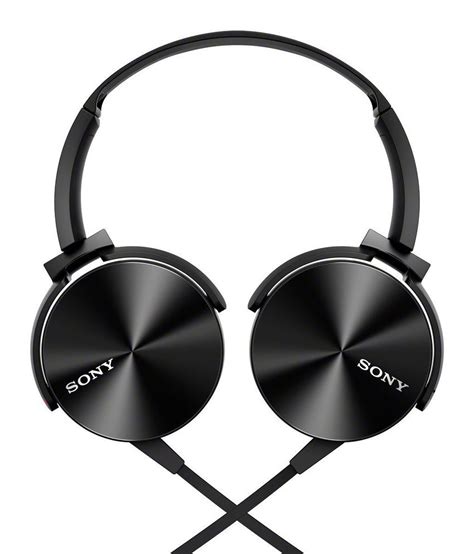 Buy Sony Extra Bass (XB) Headphones MDR-XB450 Black Online at Best Price in India - Snapdeal