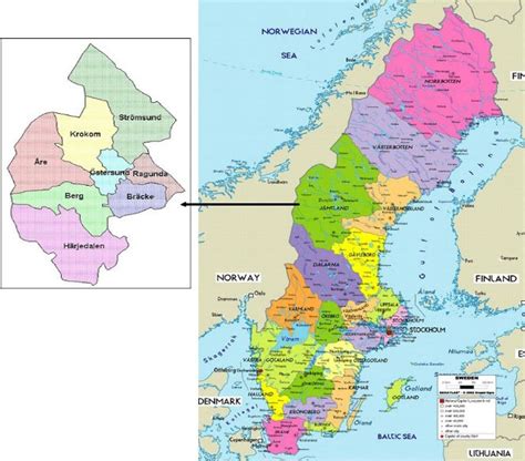 Location of Östersund in Sweden. (Source:... | Download Scientific Diagram