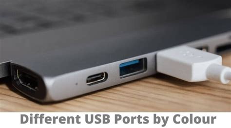 USB Ports Color Meanings(Blue, Teal, Black, Red, White, Orange)