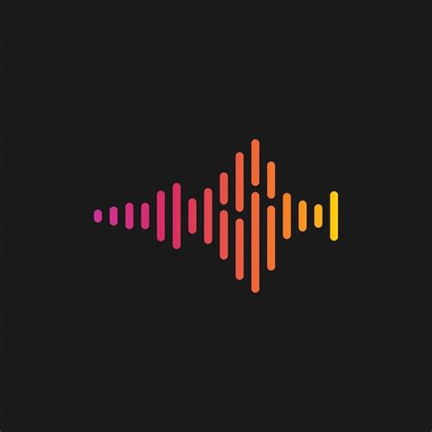 Premium Vector | Sound wave logo