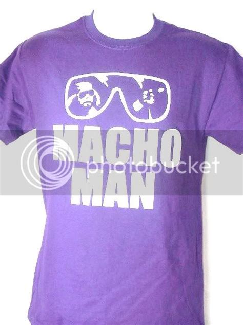 Macho Man Randy Savage Purple Sunglasses T-shirt New | eBay