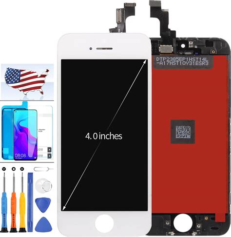 Amazon.com: Screen for iPhone 5s/SE 2016 Screen Replacement A1453 A1457 ...