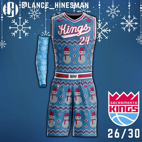 NBA Christmas Sweater Jersey Concepts on Behance