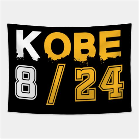 kobe 8 / 24 - Kobe Bryant - Tapestry | TeePublic