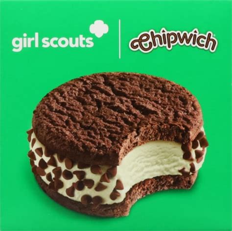 Chipwich® Girl Scouts Thin Mints Ice Cream Cookie Sandwich, 3 ct / 4.25 ...