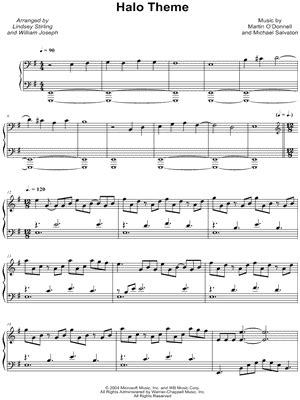 "Halo Theme" Sheet Music - 20 Arrangements Available Instantly - Musicnotes