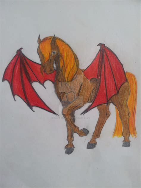 Winged Horse by MeratahsArt on DeviantArt