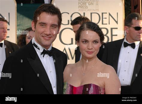 Arrivals at the "Golden Globe Awards - 62nd Annual" Clive Owen with ...