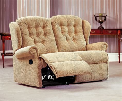 Sherborne Lynton Small Reclining 2 Seater Sofa Manual or Electric Option - 2 Seater Electric ...