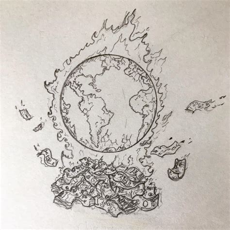 Climate change really frightens me : r/drawing