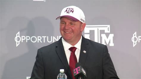 Texas A&M formally introduces Mike Elko as head football coach | wfaa.com