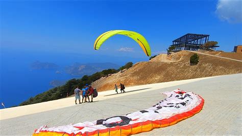 Paragliding Take-Offs at Babadağ Mountain in Ölüdeniz, Türkiye - YouTube