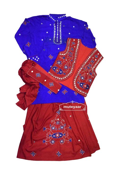 Embroidered Bhangra Costume Outfit Dance Dress for Men - muteyaar.com