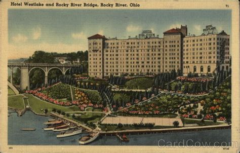 Hotel Westlake and Rocky River Bridge Ohio