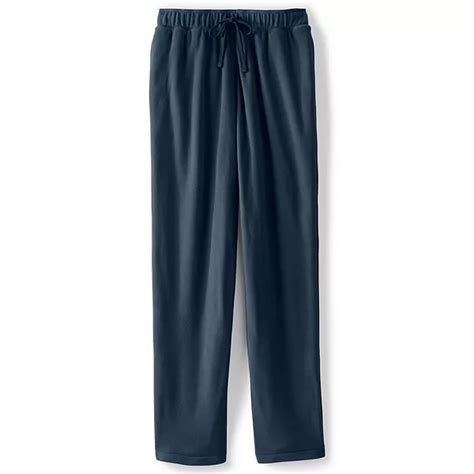 Men's Lands' End Solid Fleece Pajama Pants