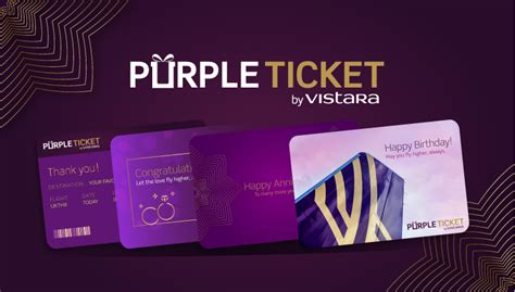 Personalised Gift Card | A Purple Gift Card by Vistara