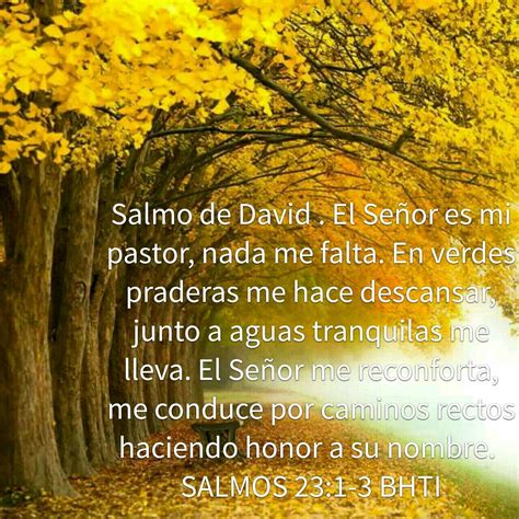 Pin de Mary en dios | Salmos de david, Salmo 23 1, Salmos