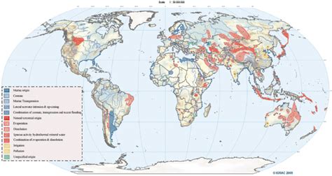 Global overview of saline groundwater occurrence and genesis (from the... | Download Scientific ...