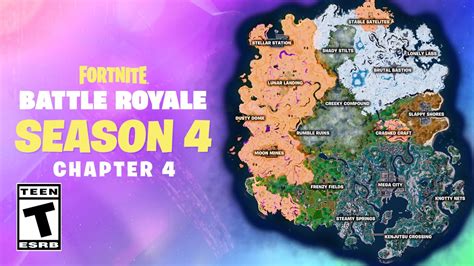 Fortnite Season 4 - Map Reveal - YouTube