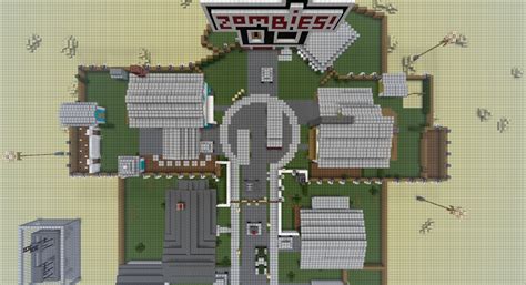 Nuketown Zombie Map Minecraft Project