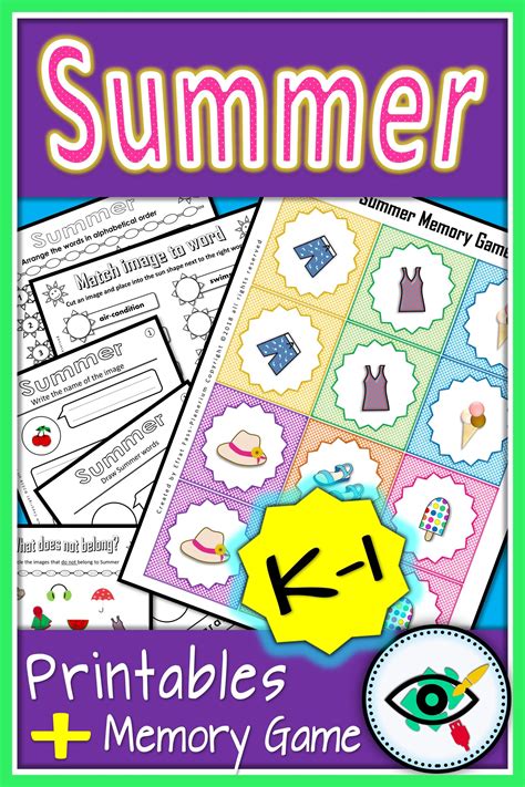 Summer words activities printable | Summer words, Activities ...