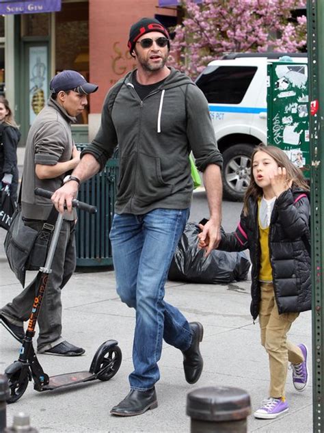 Hugh Jackman and daughter Ava - Celebrity Family Days Out - Heart