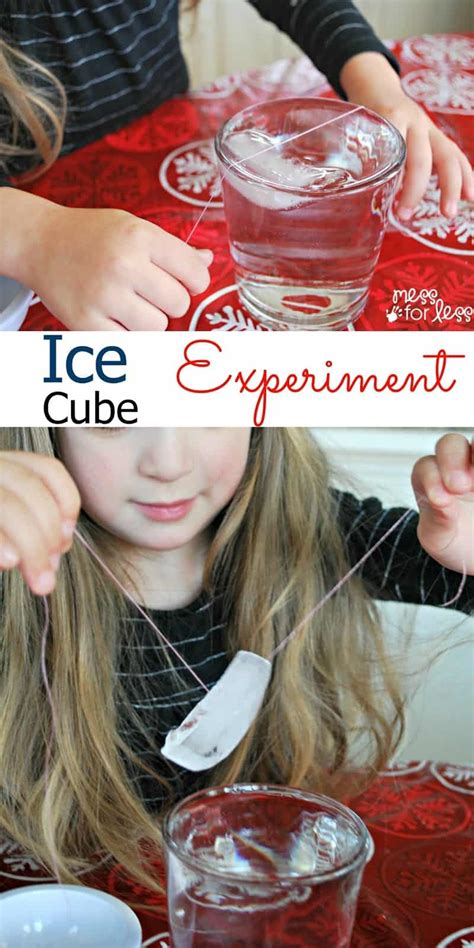 Simple Science - Ice Cube Experiment - Mess for Less