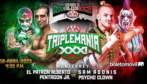 Card For AAA TripleMania XXXI: Monterrey Revealed | 411MANIA