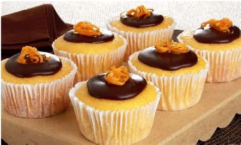 Mini Bolo De Laranja Com Chocolate – Receita