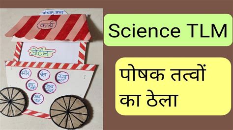 पोषक तत्वों का ठेला Science TLM| easy science TLM for class 6 to 8 in ...