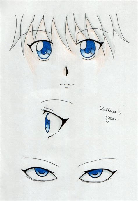 Killua's Eyes by Yui-cham12 on DeviantArt