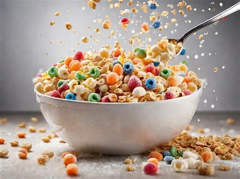 Premium AI Image | Cereal bowl milk photo