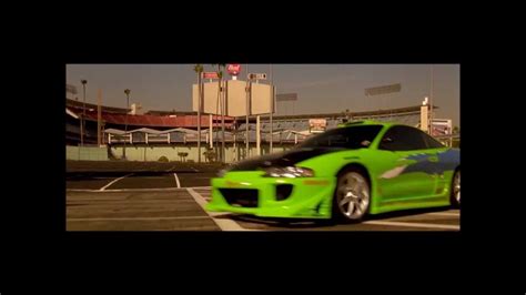 Mitsubishi Eclipse verde Brian O'conner Turbo Velozes e furiosos 1 ...