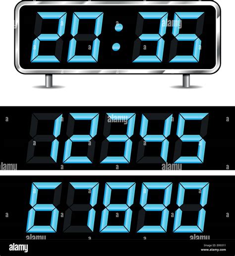 Digital Clock Numbers High Resolution Stock Photography and Images - Alamy