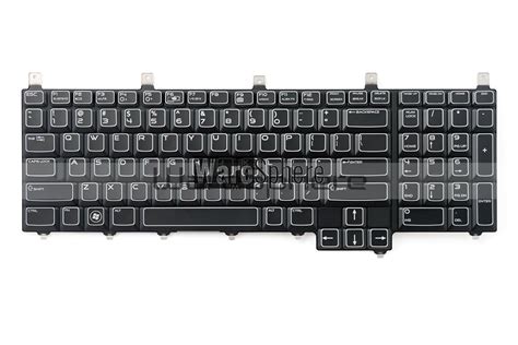 Backlit Keyboard for Dell Alienware M17X R2 R3 6H7XX NSK-D8D1D Black