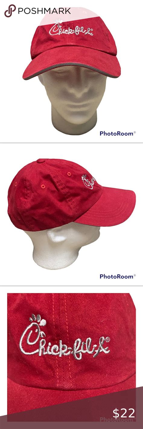 Authentic Chick-Fil-A hat. Red uniform cap | Chick fil a, Cap shopping ...