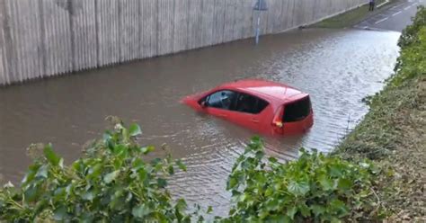 Storm Franklin flooding caused traffic chaos across Derby - Derbyshire Live