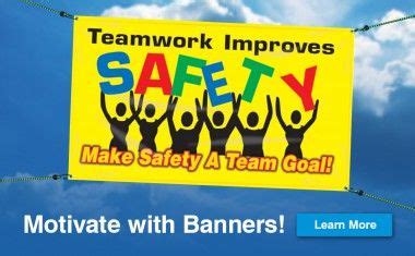 Motivational Banners | Safety slogans, Motivational banners, Slogan