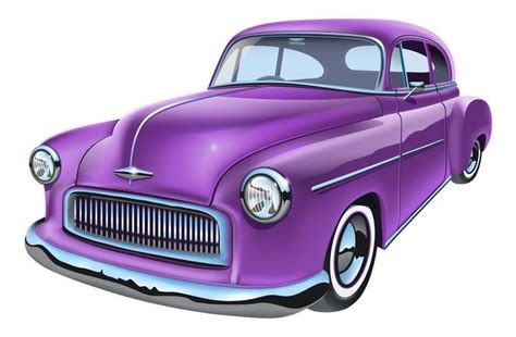 Vintage classic american car 539155 Vector Art at Vecteezy