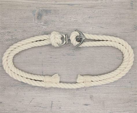 NEW Adjustable Nautical Rope Belt with Anchor Buckle | Etsy | Rope belt, Nautical rope belt ...