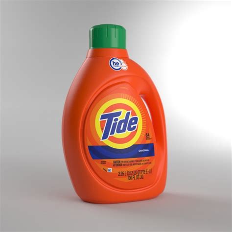 Tide detergent bottle model - TurboSquid 1169924