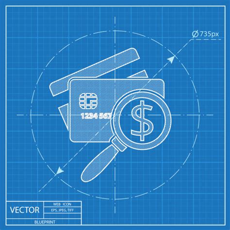 80+ Blueprint Credit Card Stock Illustrations, Royalty-Free Vector Graphics & Clip Art - iStock