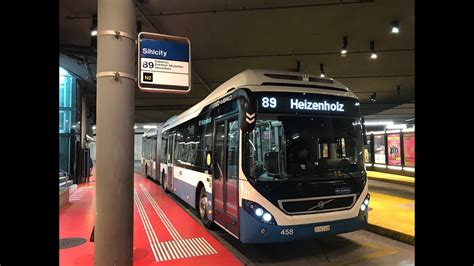 Verkehrsbetriebe Zürich (VBZ) Route 89 Sihlcity Shopping Mall to ...