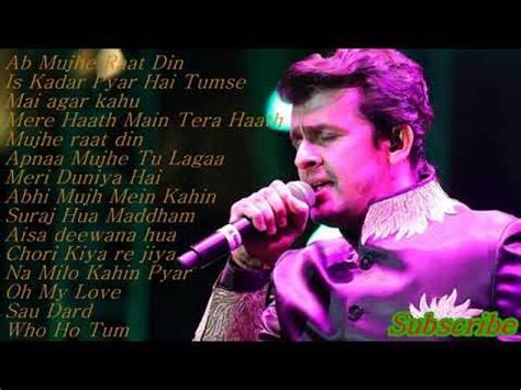 TOP 15 | BEST OF SONU NIGAM ROMANTIC SONGS | JUKE BOX - YouTube