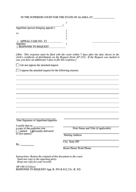 Top 64 Alaska Court Forms And Templates free to download in PDF, Word ...