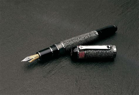 Take a look at the worlds most expensive pen - It costs $8 million and is studded with black ...