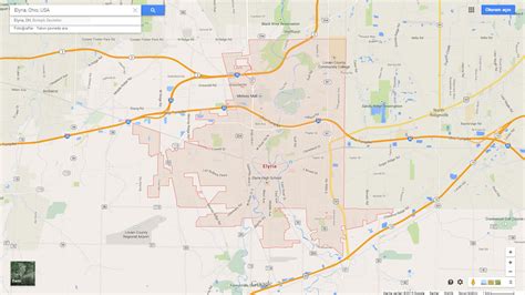 Elyria, Ohio Map