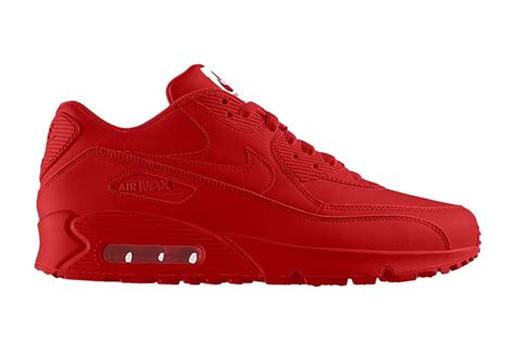 NIKEiD All-Red Air Max Sneakers | Hypebeast